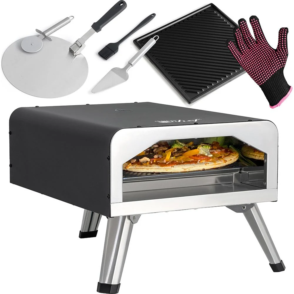 Deco Chef Electric Pizza Oven with 12" Stone & Grill Open Box + 1 Year Warranty - Image 6