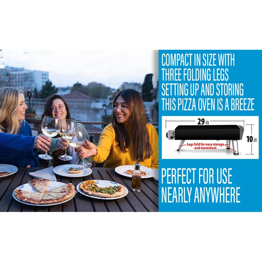 Deco Chef Outdoor Gas Pizza Oven Portable Stainless Open Box + 1 Year Warranty - Image 12