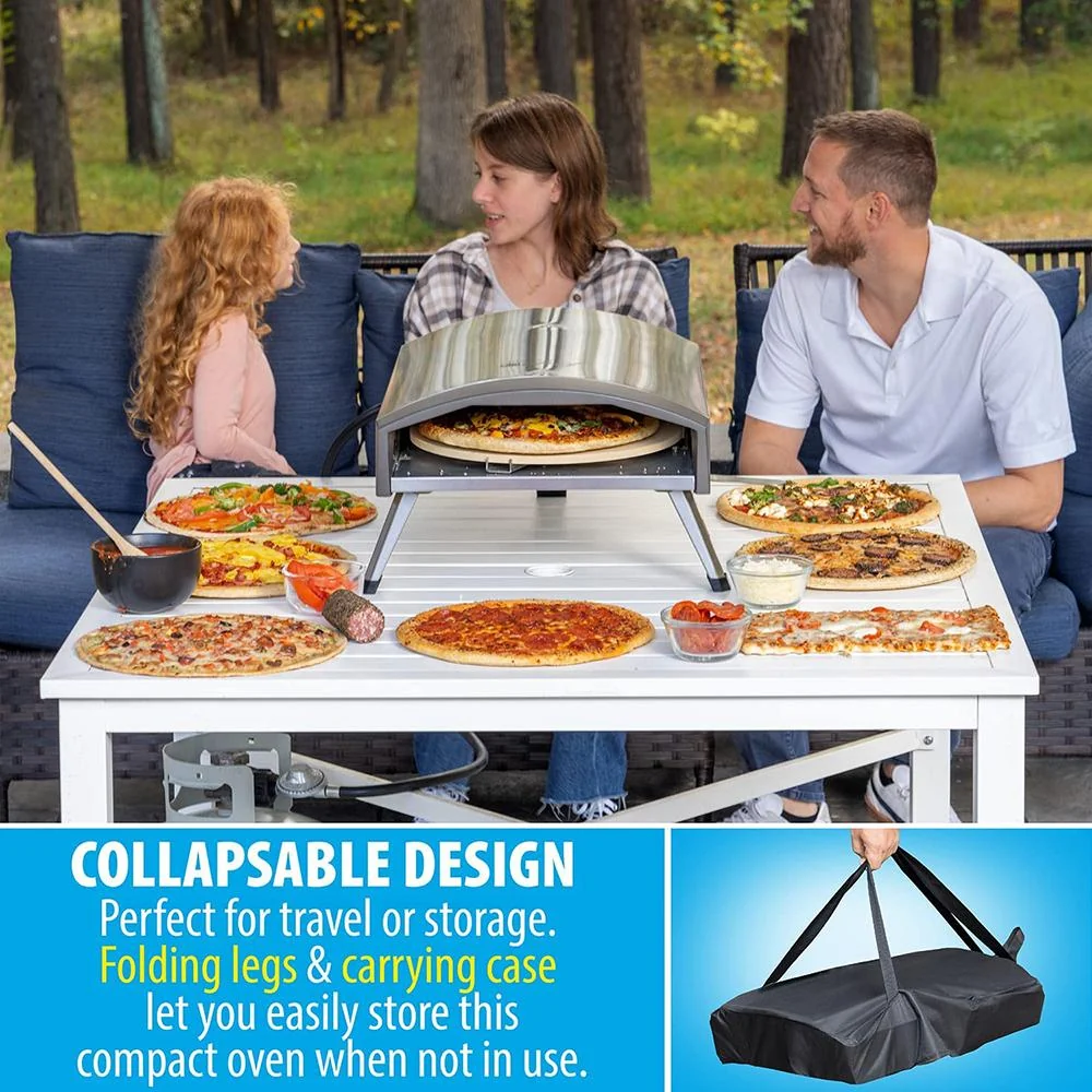 Deco Chef Outdoor Gas Pizza Oven Portable Stainless Open Box + 1 Year Warranty - Image 7