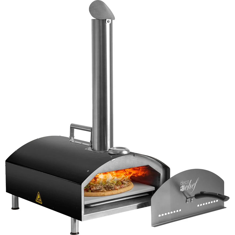 Deco Chef Outdoor Pizza Oven with 2-in-1 Pizza & Grill Oven Functionality - Open Box - Image 4