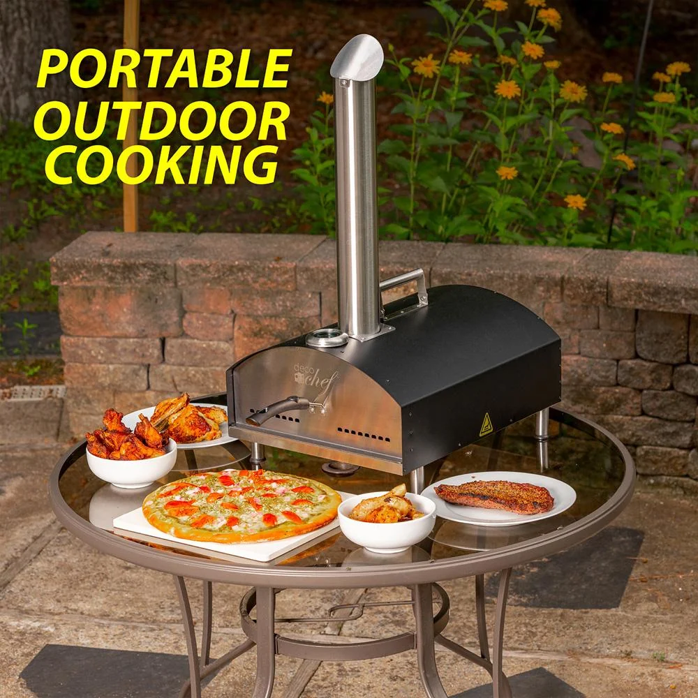 Deco Chef Outdoor Pizza Oven with 2-in-1 Pizza & Grill Oven Functionality - Open Box - Image 8