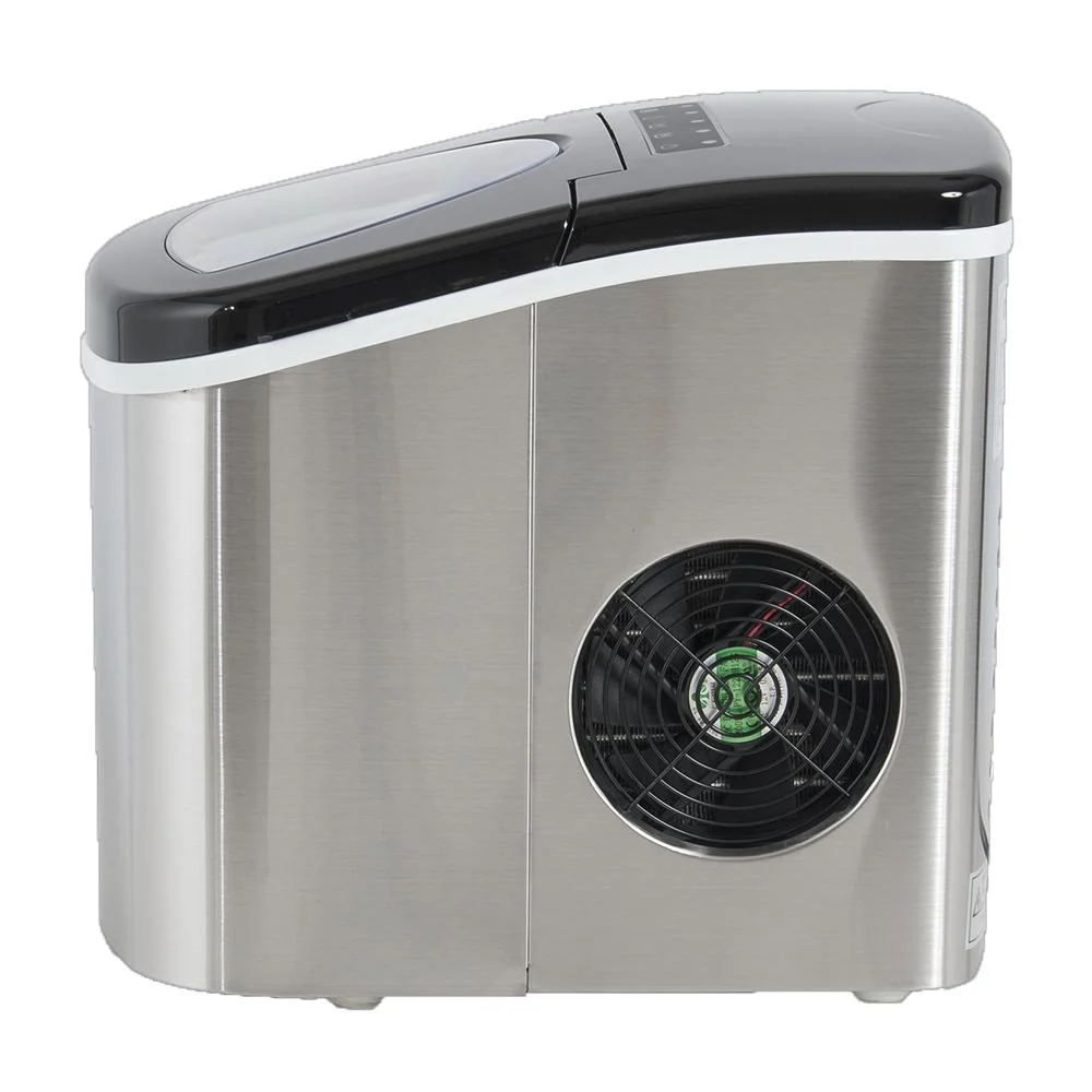 Deco Chef Stainless Steel Electric Top Load Ice Maker with The Smoothies Bible Recipe Book - Image 5