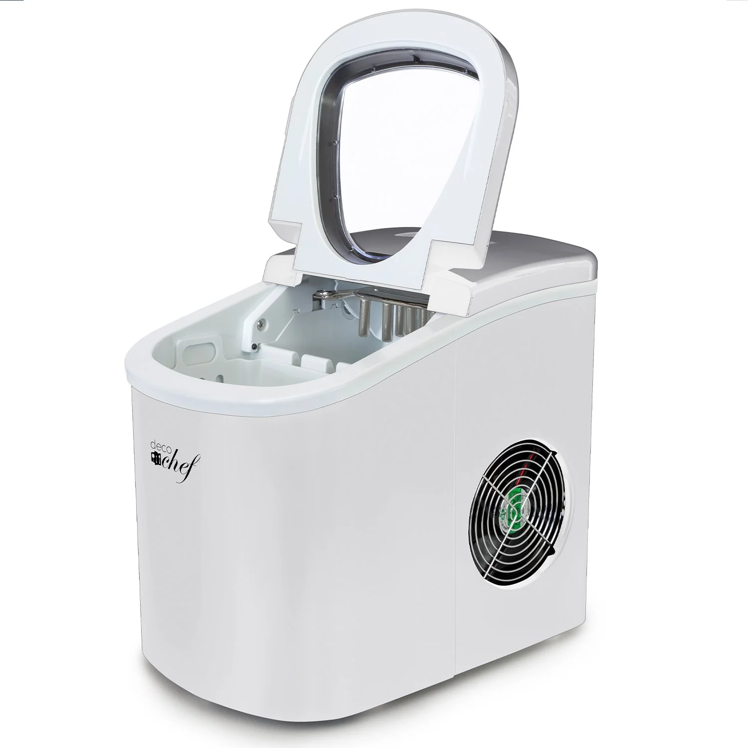 Deco Chef White Compact Electric Ice Maker | (IMWHT) | Top Load | 26 Lbs Per Day - Image 7