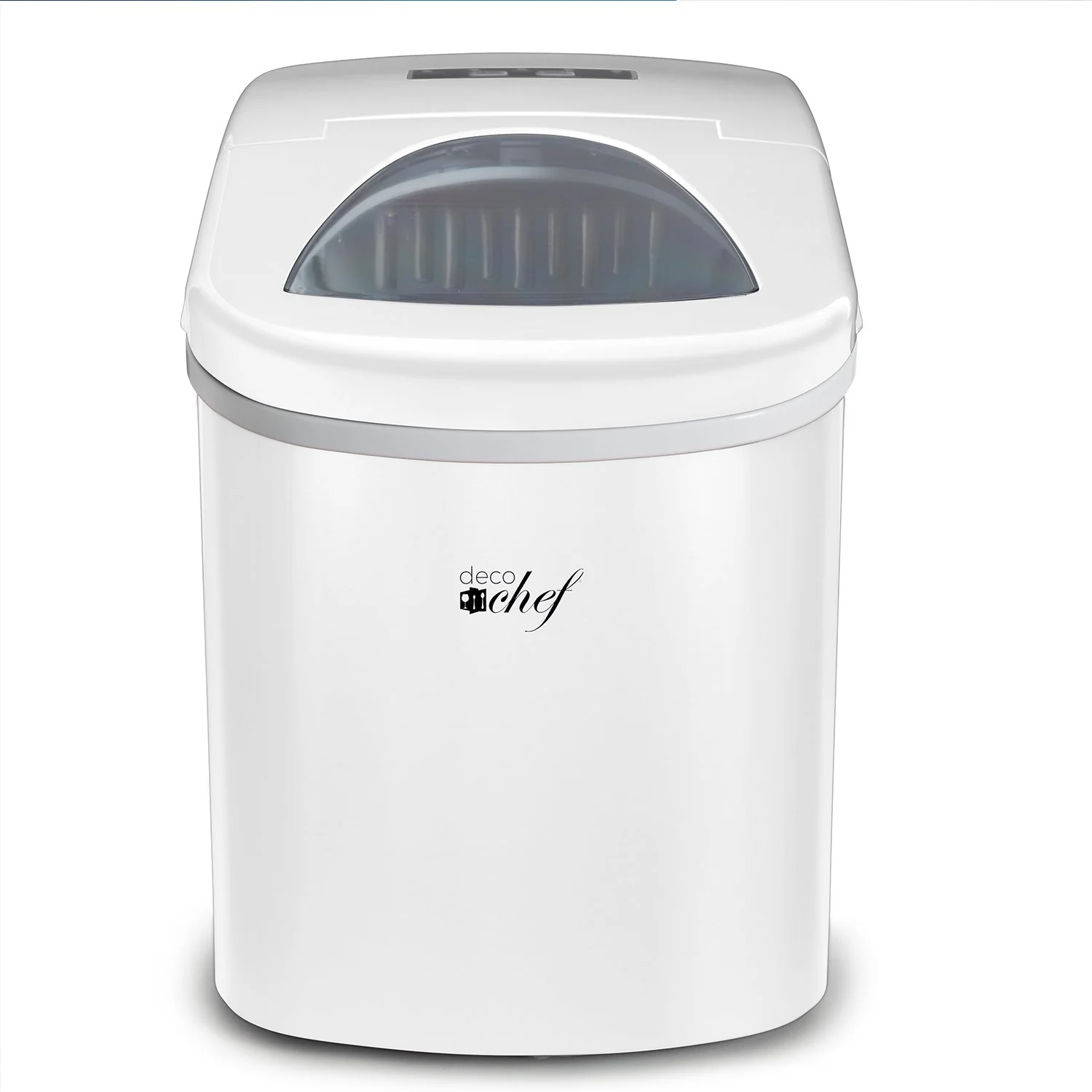 Deco Chef White Compact Electric Top Load Ice Maker with The Smoothies Bible Recipe Book - Image 12