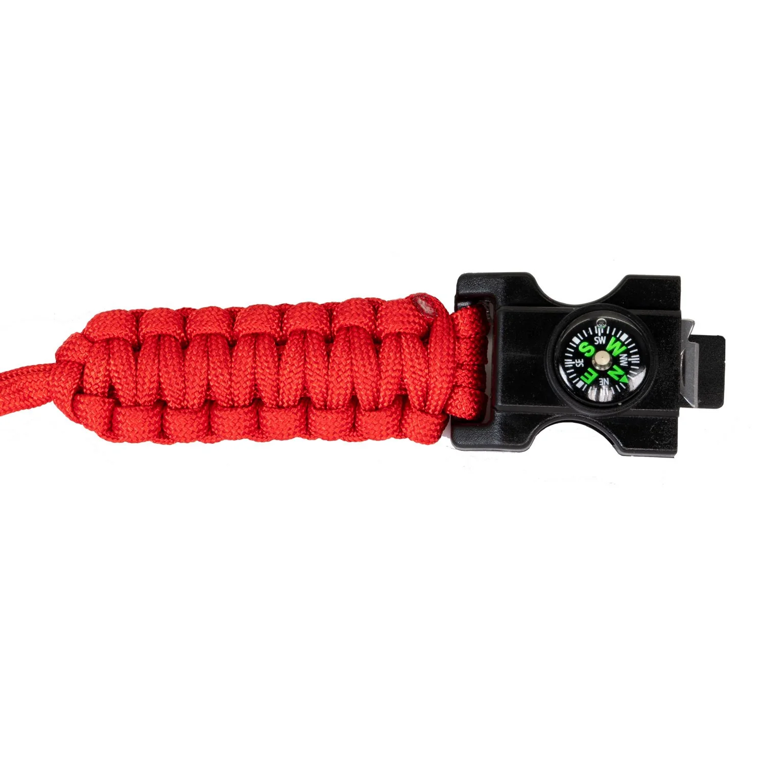 Deco Essentials 2-Pack Tactical Emergency Paracord Bracelet w/ SOS LED Whistle Knife Multi Tool - Image 6