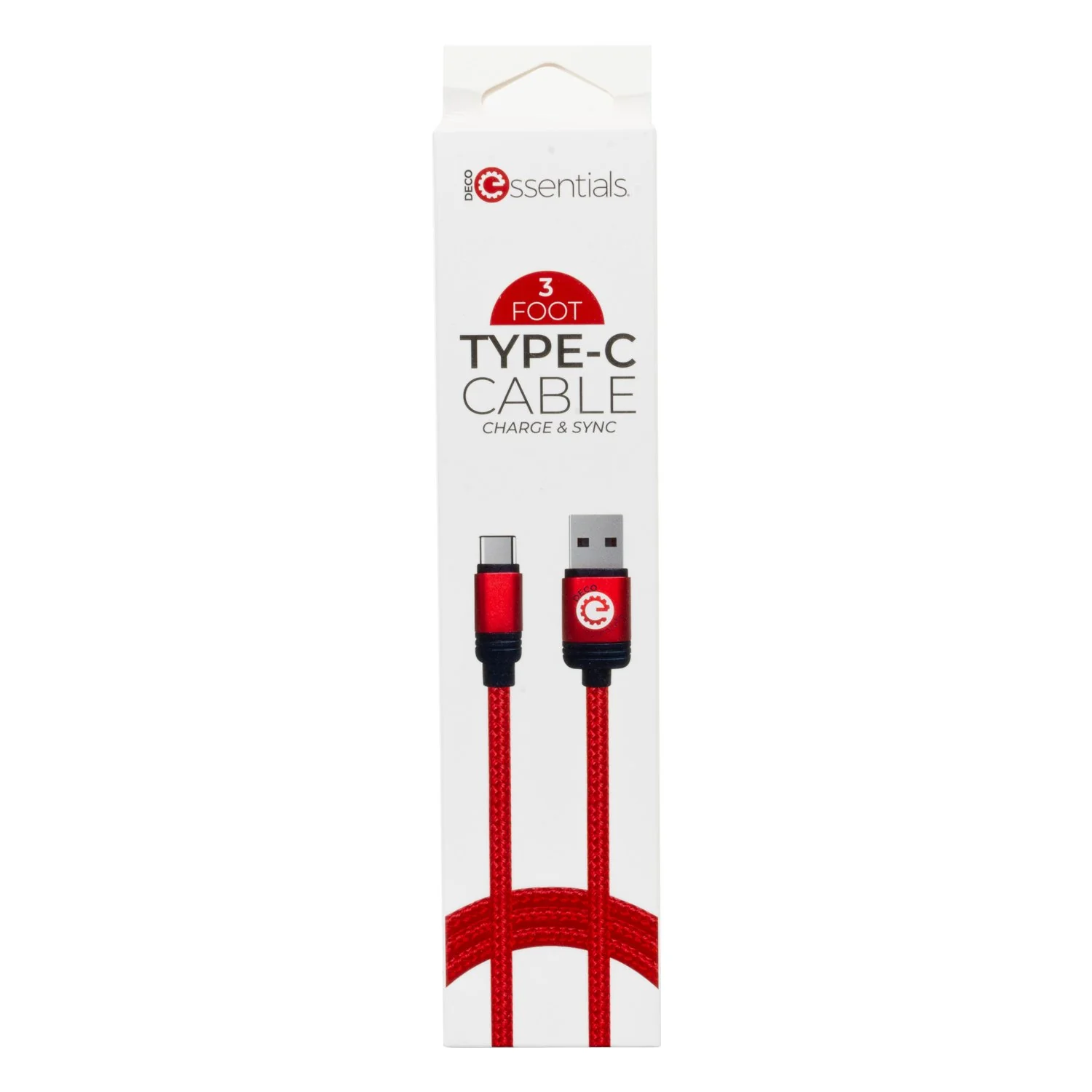 Deco Essentials 3FT USB Type-C Charge & Sync Cable | Transfer Speeds Up to 480Mbps (3-Pack) - Image 7