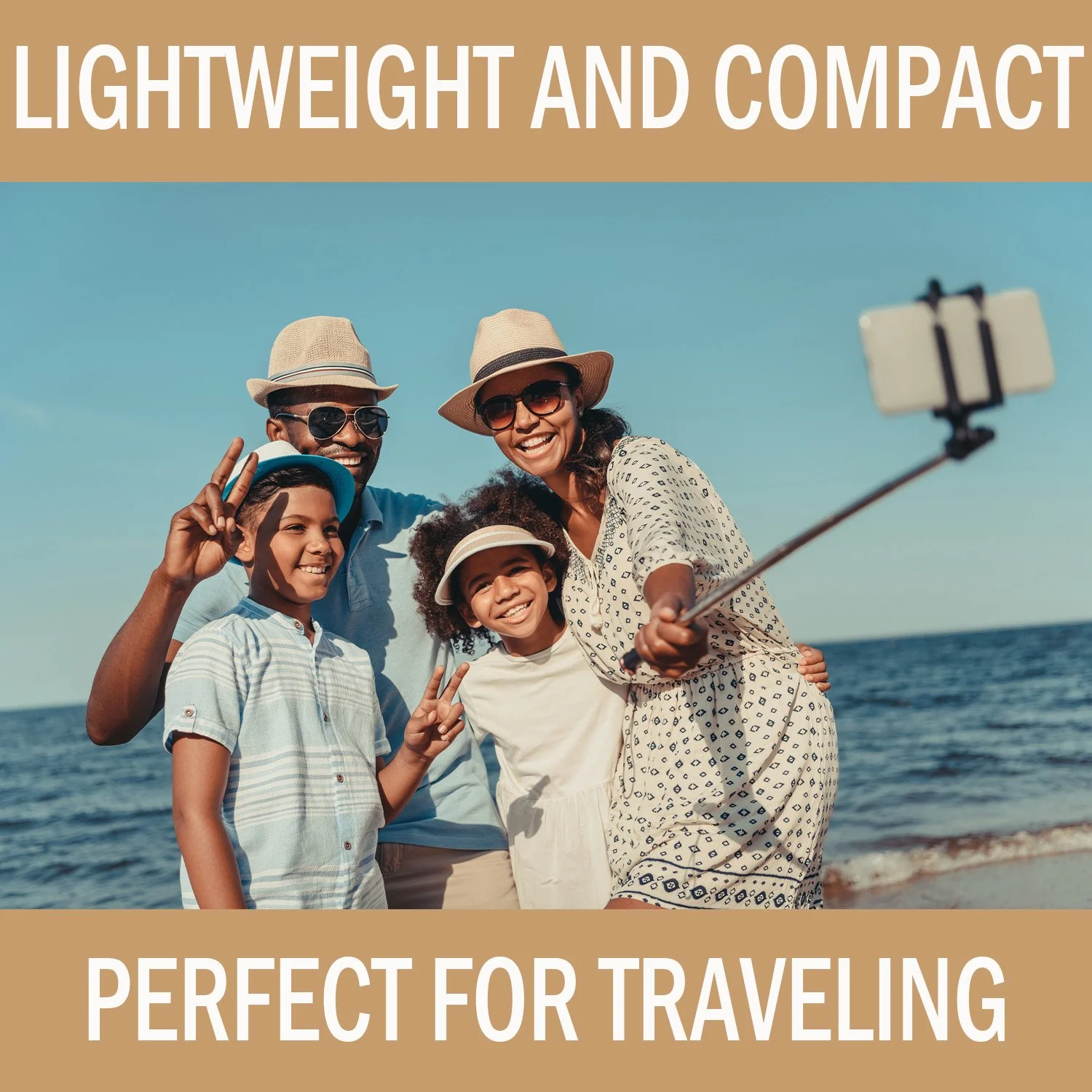 Deco Essentials 4-Pack Telescopic Metal 33" Selfie Stick w/ Tripod, Wireless Remote, iOS/Android - Image 12