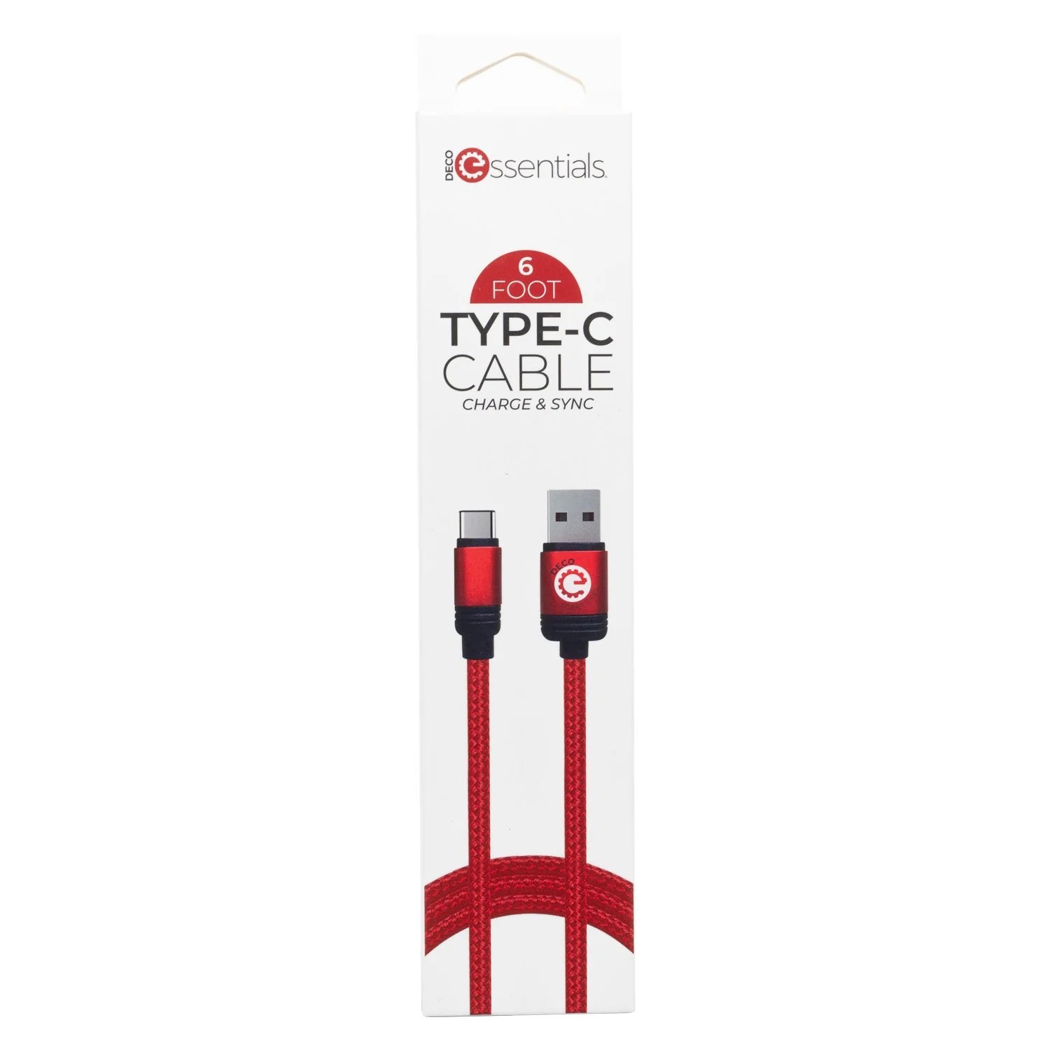 Deco Essentials 6FT USB Type-C Charge & Sync Cable | Transfer Speeds Up to 480Mbps (2-Pack) - Image 7