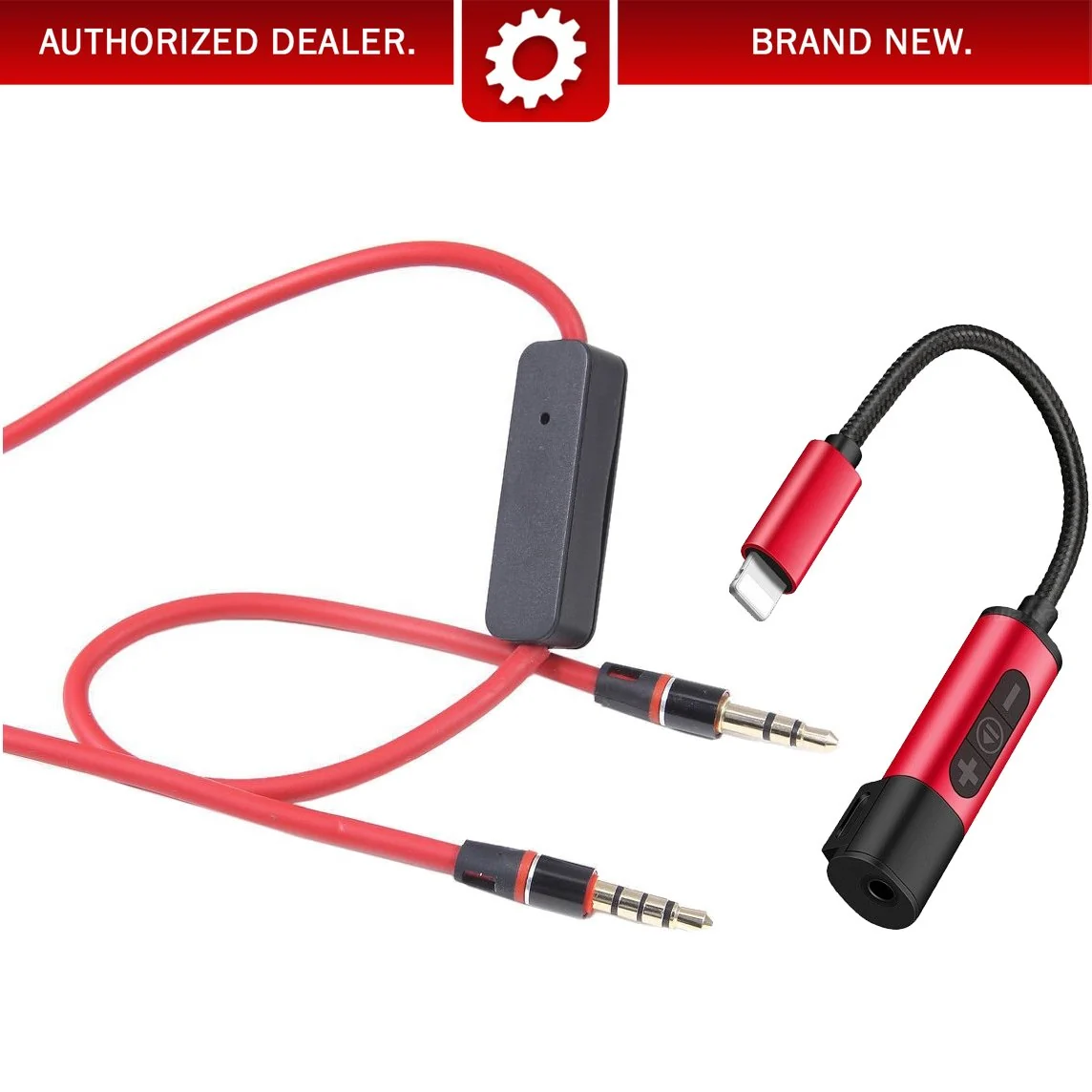 Deco Essentials Aux-To-Lightning Cable w/ In-Line Microphone and Remote AL100B - Image 4