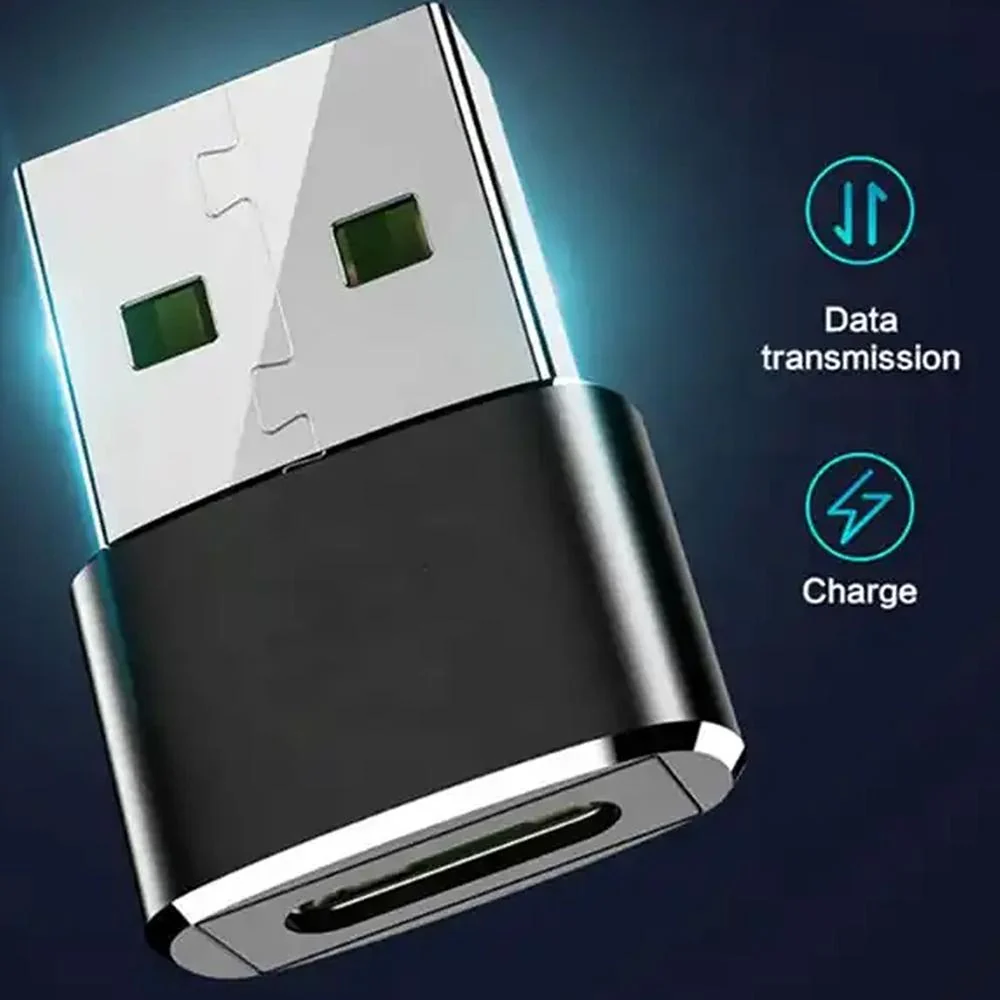 Deco Essentials Converter Adapter Type C Adapter, Type-C USB C Female To USB2.0 USB 2.0 A Male - Image 3