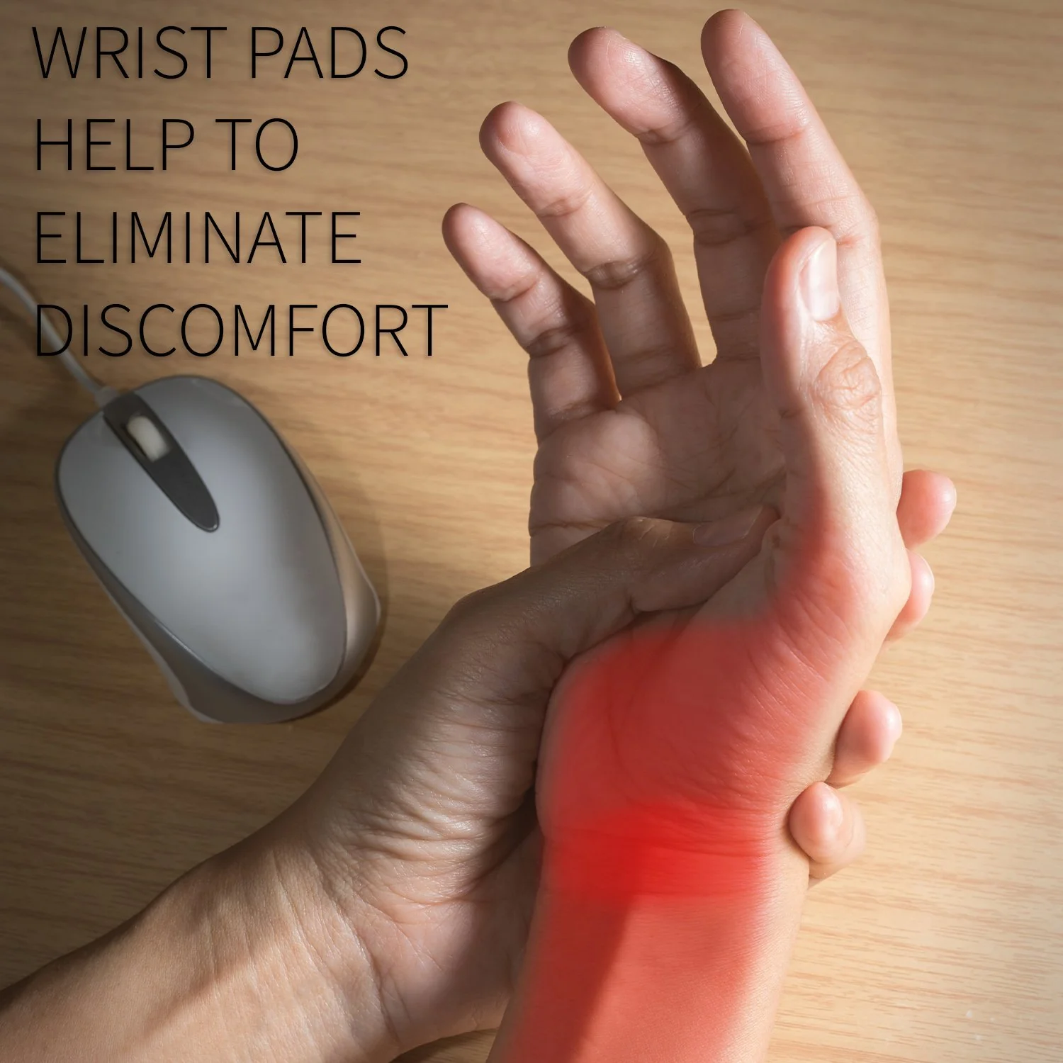 Deco Essentials Keyboard and Mouse Gel Memory Foam Wrist Pads, Universal Design, Added Comfort - Image 8