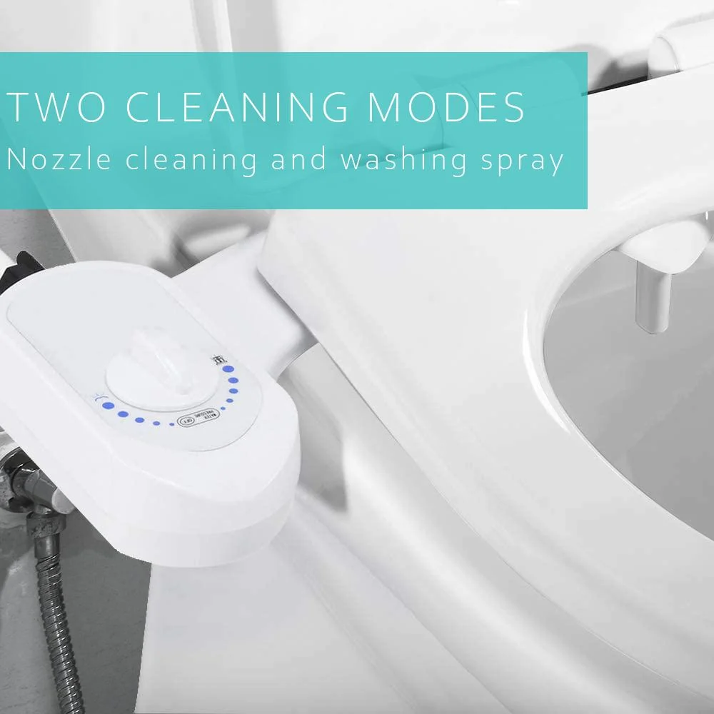 Deco Essentials Non-Electric Single Nozzle Toilet Seat Bidet for Standard 15/16" - 2-Pack - Image 7