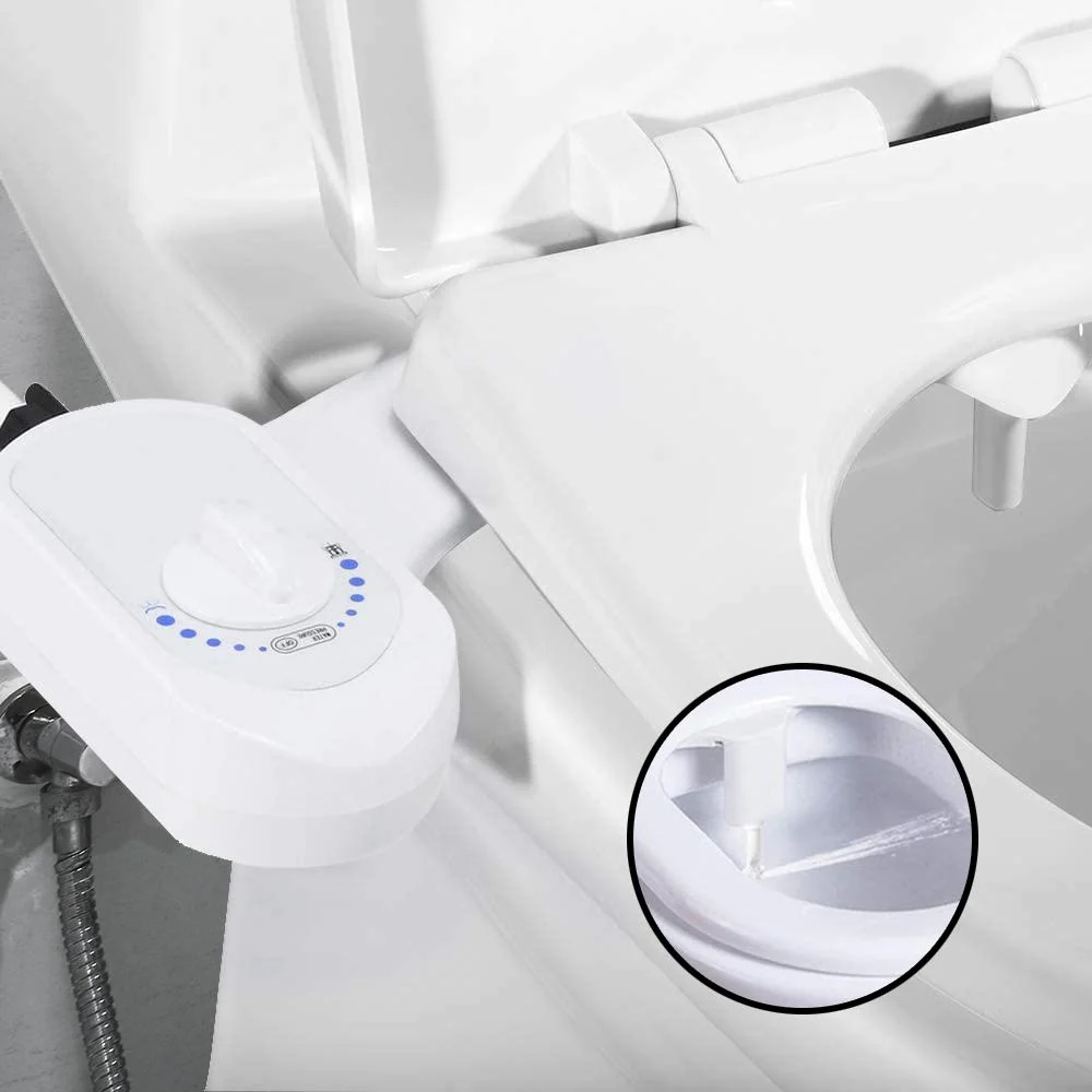 Deco Essentials Non-Electric Single Nozzle Toilet Seat Bidet for Standard 15/16"  - Open Box - Image 3