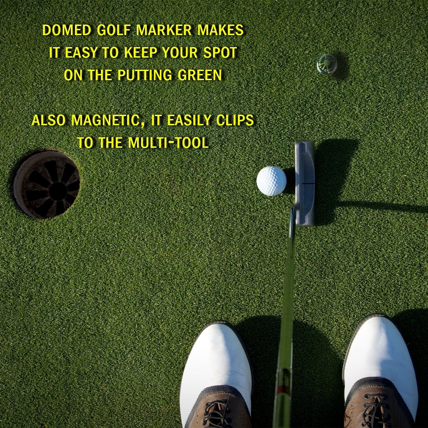 Deco Essentials Stainless Steel 7-in-1 Multi-Function Golf Tool - Fix Divots, Clean Clubs, Play - Image 6