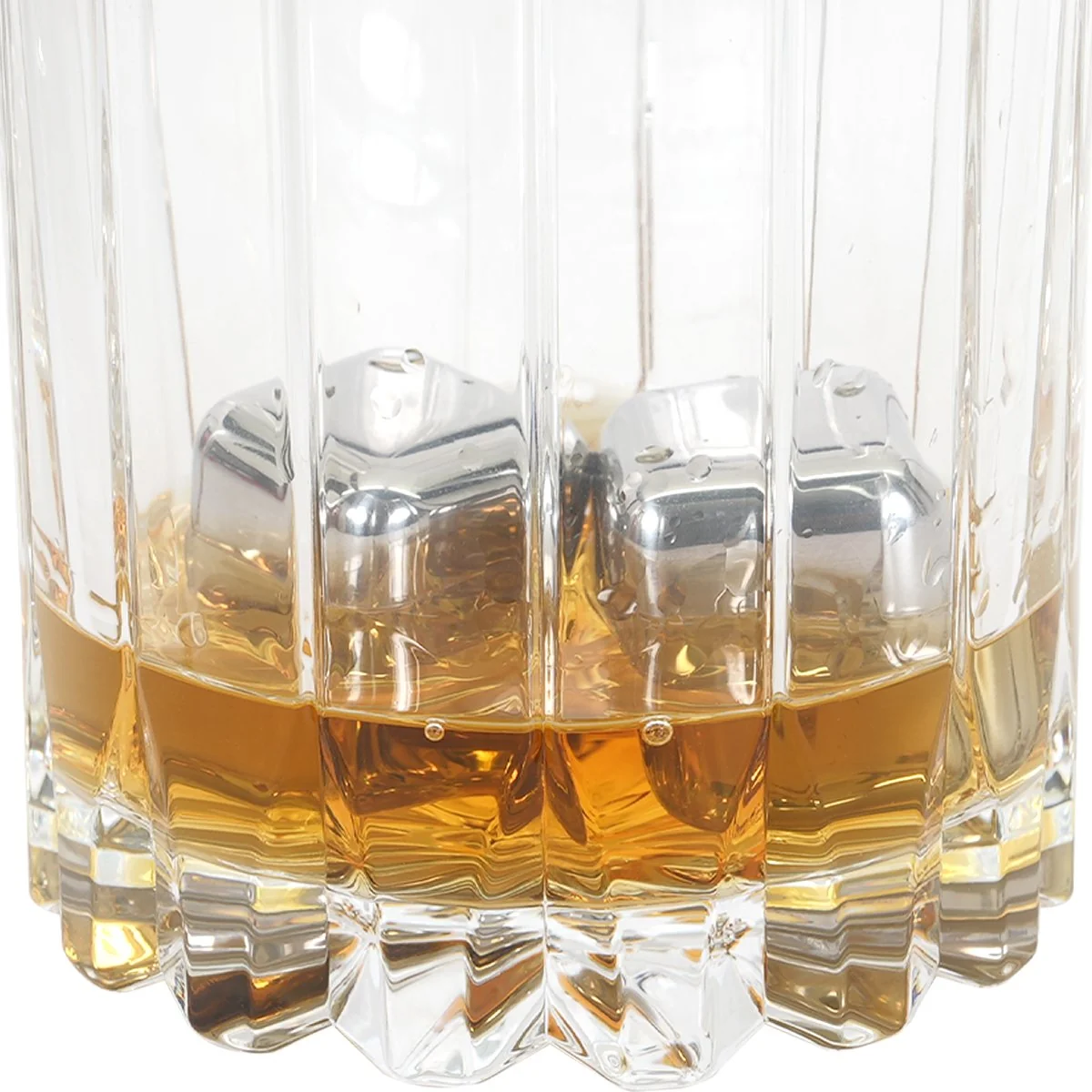 Deco Essentials Stainless Steel Ice Cubes with Storage Case, Reusable, 4 Pack - Image 5