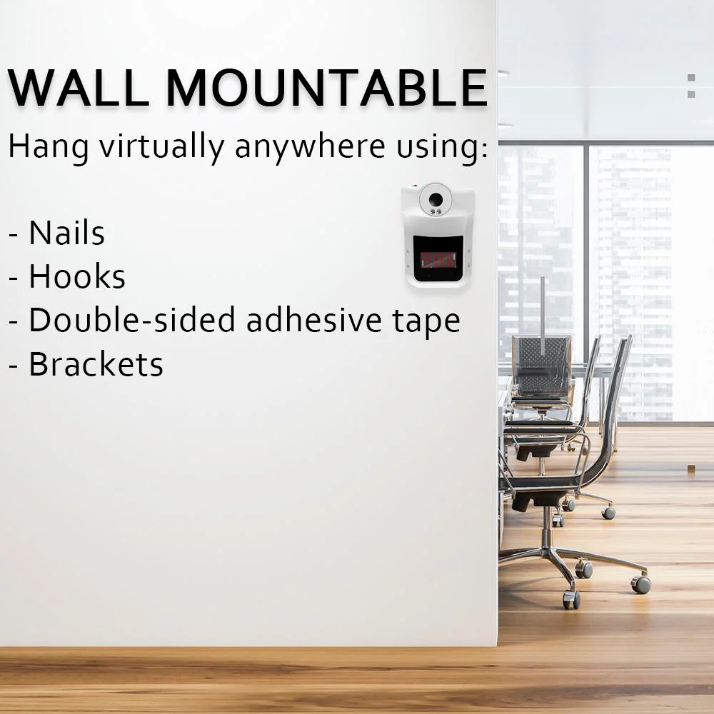 Deco Essentials Wall Mounted Non-Contact Infrared Thermometer and Handheld IR Thermometer - Image 10