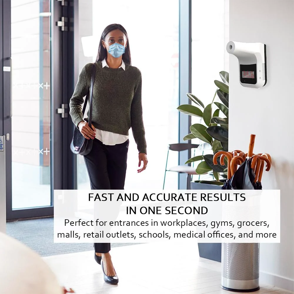 Deco Essentials Wall Mounted Non-Contact Infrared Thermometer and Handheld IR Thermometer - Image 7