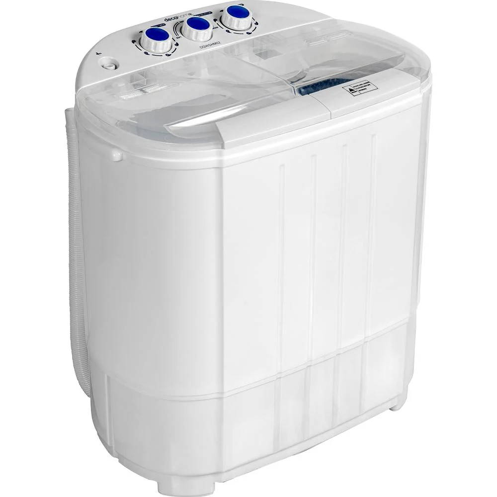 Deco Gear Compact Twin Tub Washing Machine in White - TWSHM02 - Open Box - Image 11