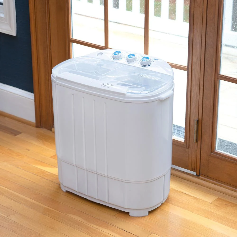 Deco Gear Compact Twin Tub Washing Machine in White - TWSHM02 - Open Box - Image 4