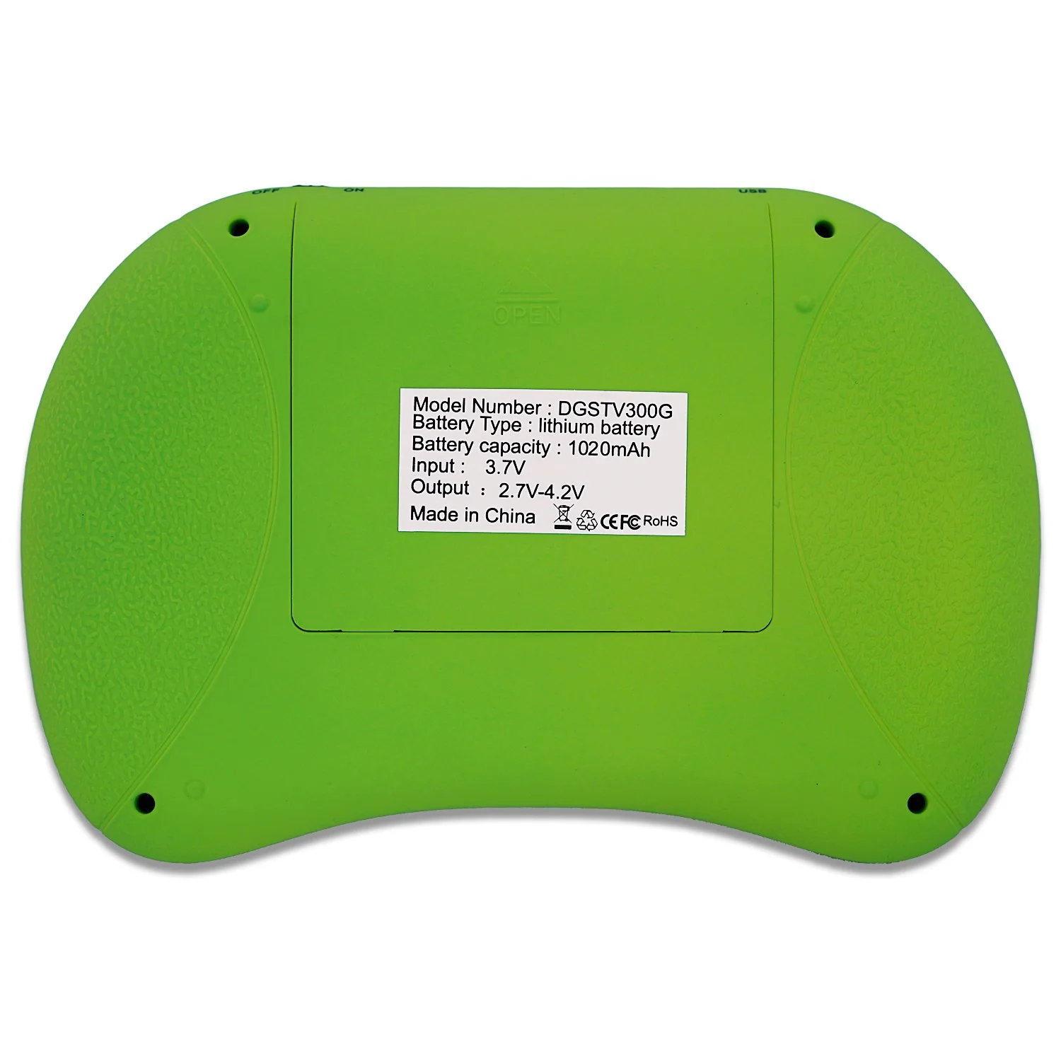 Deco Gear 2.4GHz Mini Wireless Backlit Keyboard with Touchpad Mouse - Green (STV300G) - Image 5