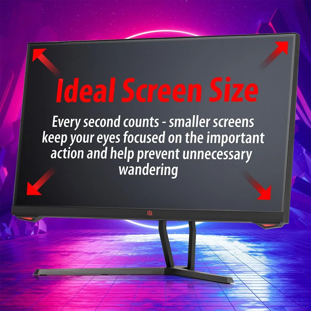 Deco Gear 25" Gaming Monitor 1080P 144Hz 99% sRGB w/ MMX 150 Gaming Headset - Image 7