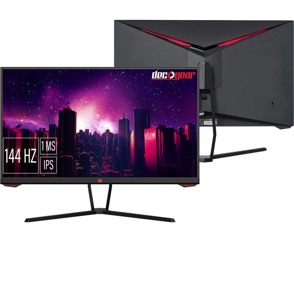 Deco Gear 25-inch 1080P FHD Gaming Monitor in Black - VIEW250F - Open Box - Image 6