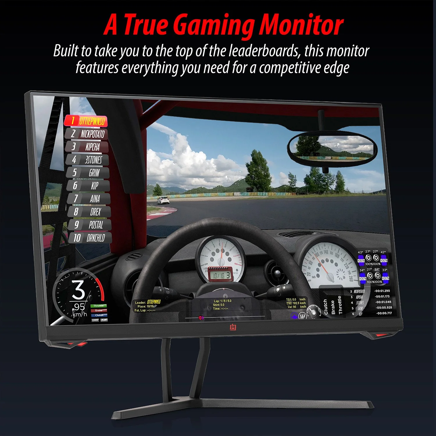 Deco Gear 25" Gaming Monitor, 1080P FHD, IPS Panel, 144Hz, 1ms, 99% sRGB, 2-Pack - Image 6