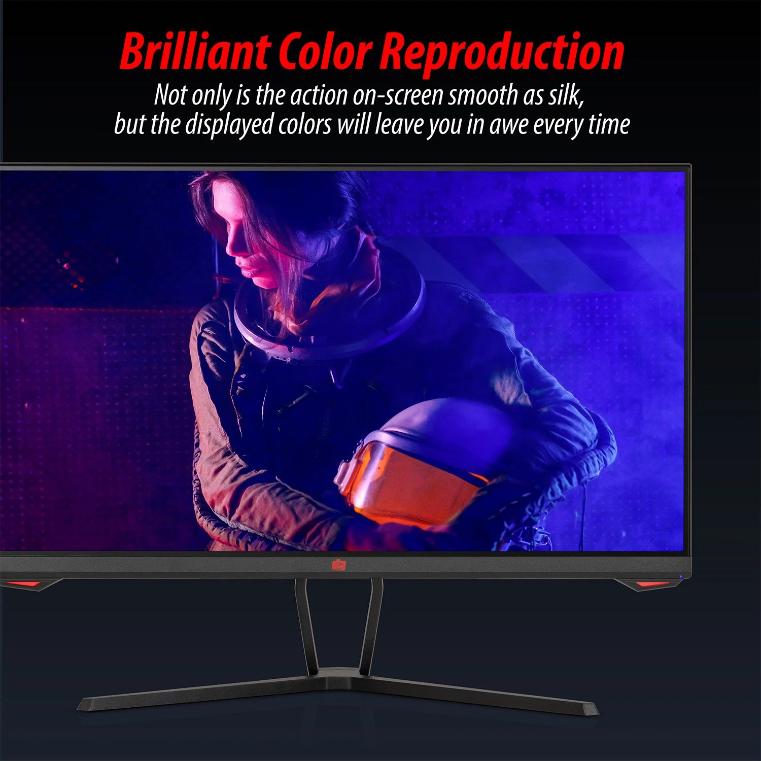 Deco Gear 25" Gaming Monitor, 1080p, IPS AdaptiveSync, 144Hz, 1ms, 99% sRGB - Refurbished - Image 5