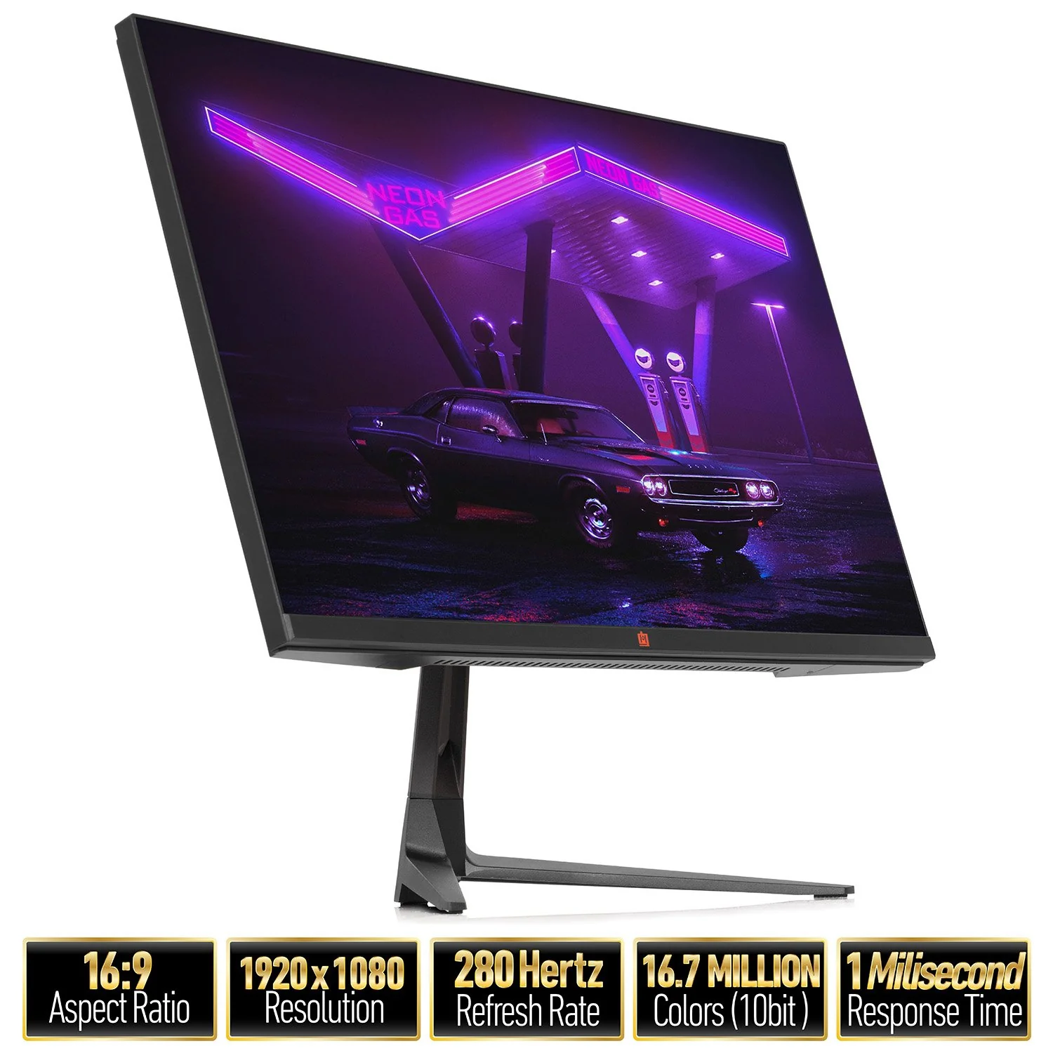 Deco Gear 25" Ultrawide LED Gaming Monitor + Bonus Mechanical Keyboard, Extended Mouse Pad - Image 6