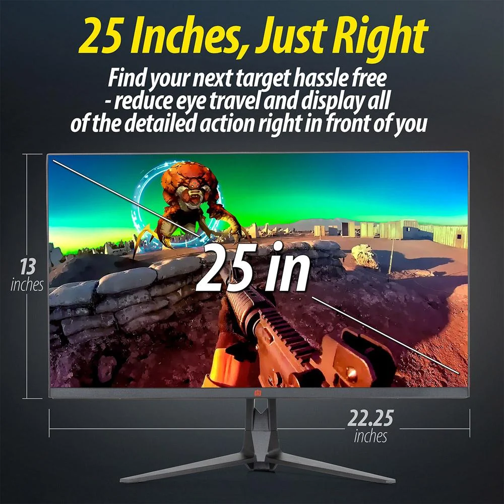 Deco Gear 25-inch Ultrawide LED TN Gaming Monitor - VP2580H - Open Box - Image 5