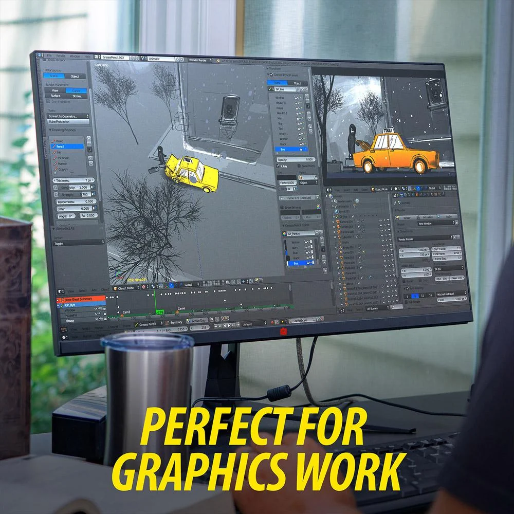 Deco Gear 25-inch Ultrawide LED TN Gaming Monitor - VP2580H - Open Box - Image 6