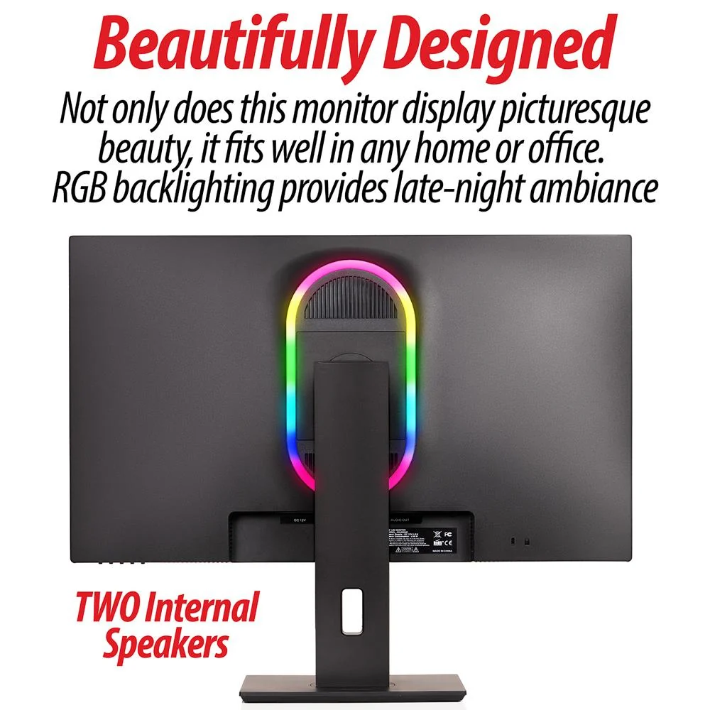 Deco Gear 28" 4K Ultrawide IPS Monitor, 60 Hz, 4 ms w/ MMX 150 Gaming Headset - Image 10