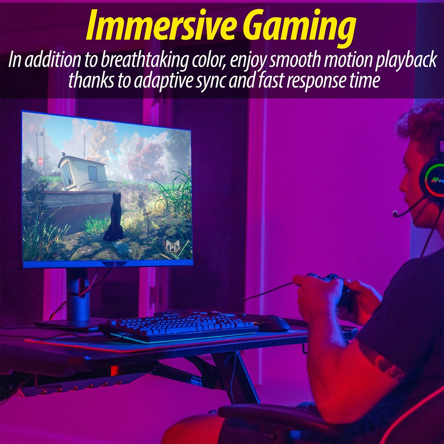 Deco Gear 28" 4K Ultrawide IPS Monitor, 60 Hz, 4 ms, 1 Billion Colors, 100% sRGB, 16:9 - Image 6