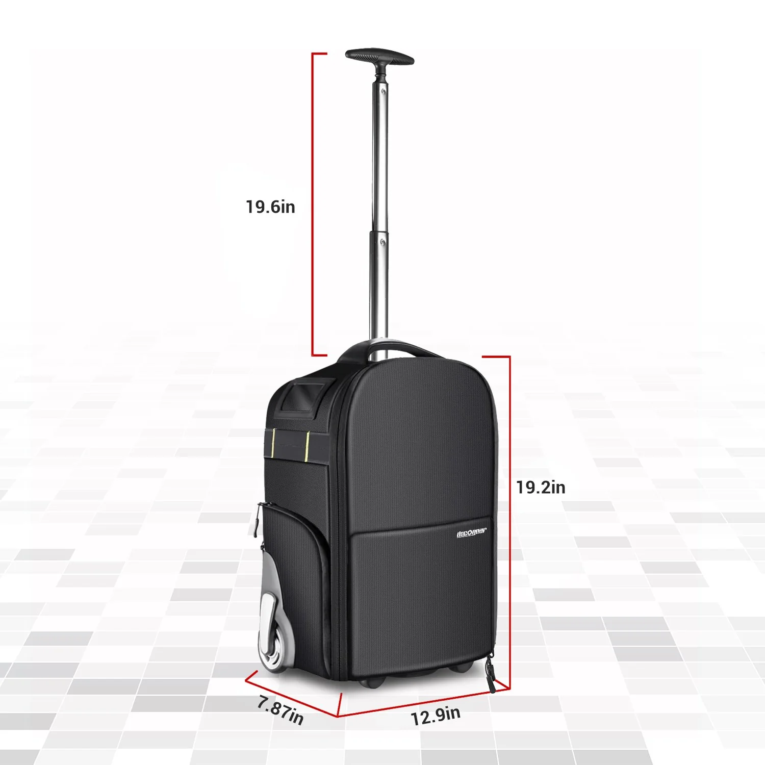 Deco Gear 3-in-1 Travel Camera Case - Waterproof Trolley, Backpack, Carry On Bag - Image 6