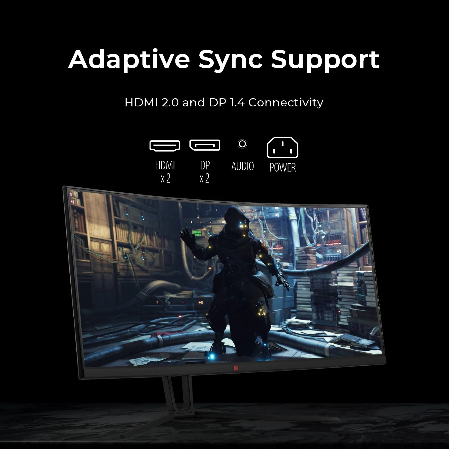 Deco Gear 35" Curved Gaming Ultrawide Monitor, 3440x1440, 120Hz, 1ms, Starter Bundle