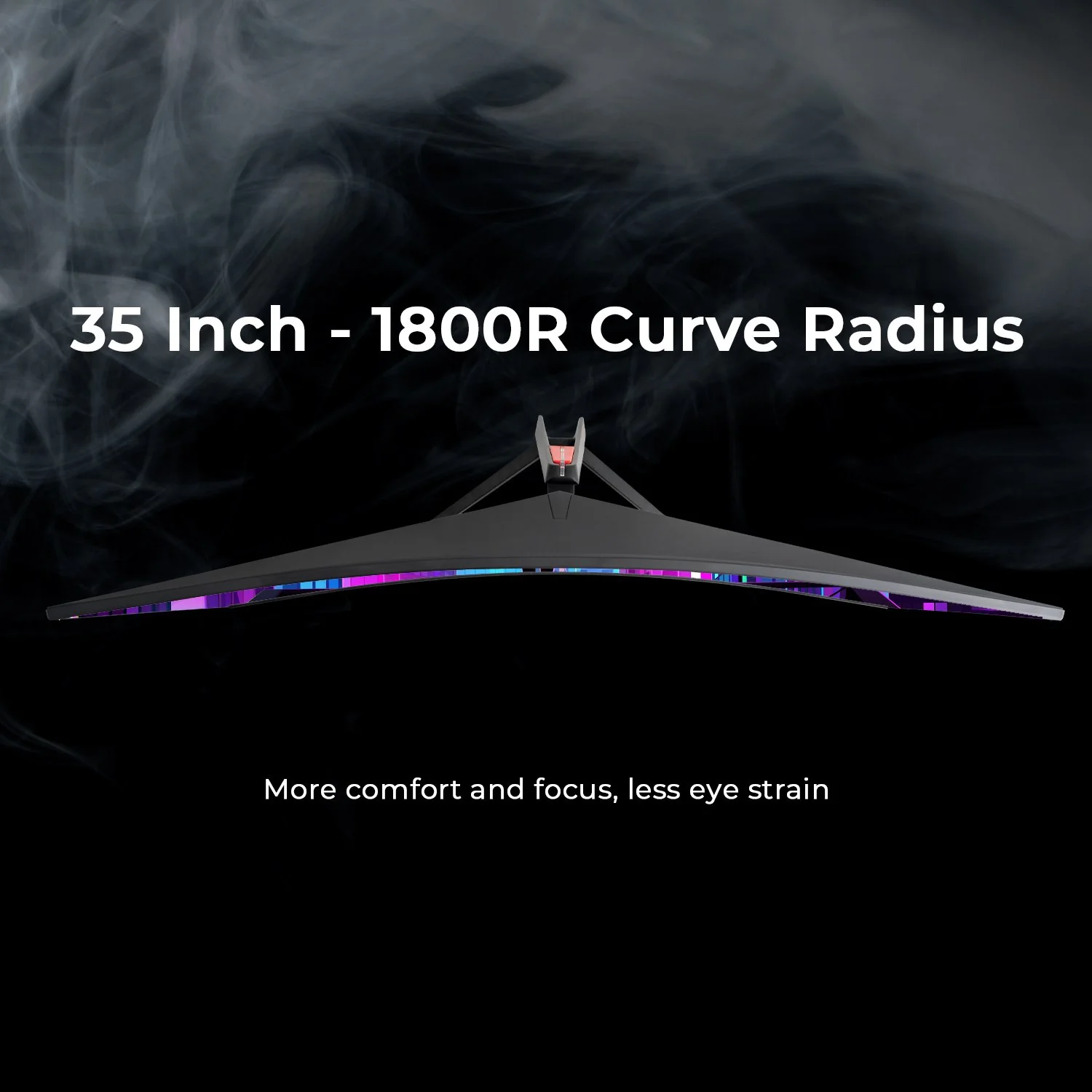 Deco Gear 35" Curved Gaming Ultrawide Monitor, 3440x1440, 120Hz, 1ms, Starter Bundle - Image 5