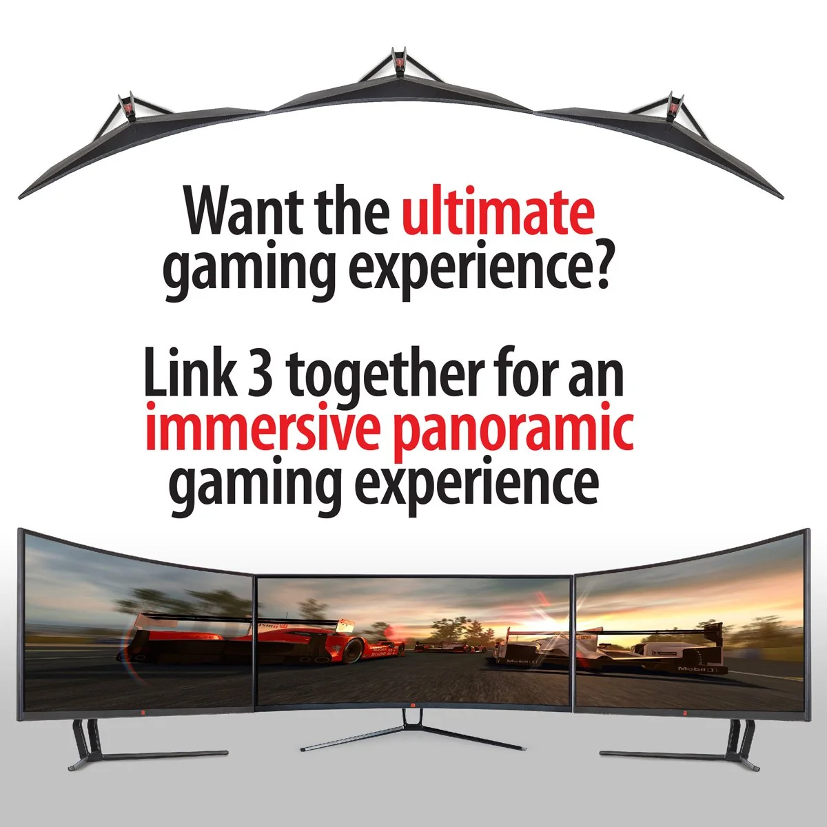 Deco Gear 35" Curved Ultrawide LED Gaming Monitor Full HD Display 21:9 2560x1080 - Image 5
