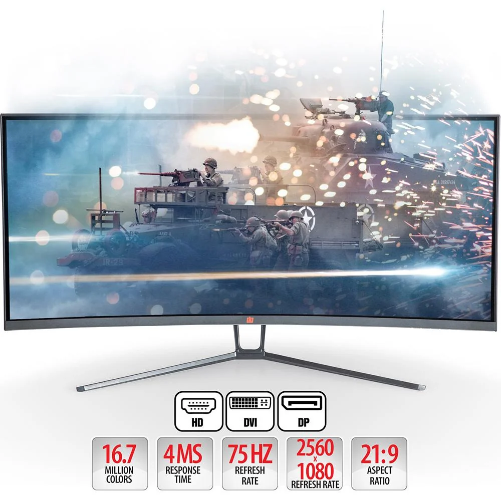 Deco Gear 35" Curved Ultrawide LED Gaming Monitor Open Box with 1 Year Warranty - Image 12