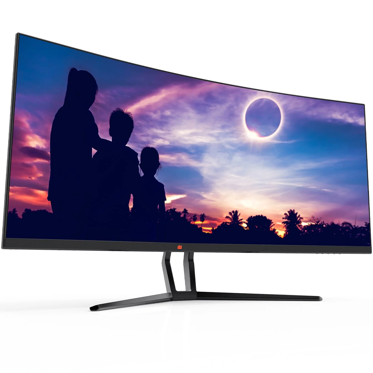 Deco Gear 35" Curved Ultrawide LED Gaming Monitor - Bonus Deco Gear Keyboard and Mouse Pad - Image 2