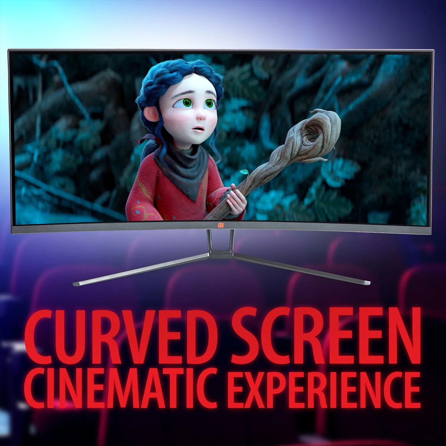 Deco Gear 35" Curved Ultrawide LED Gaming Monitor WQHD Display 3440x1440 - Refurbished - Image 4