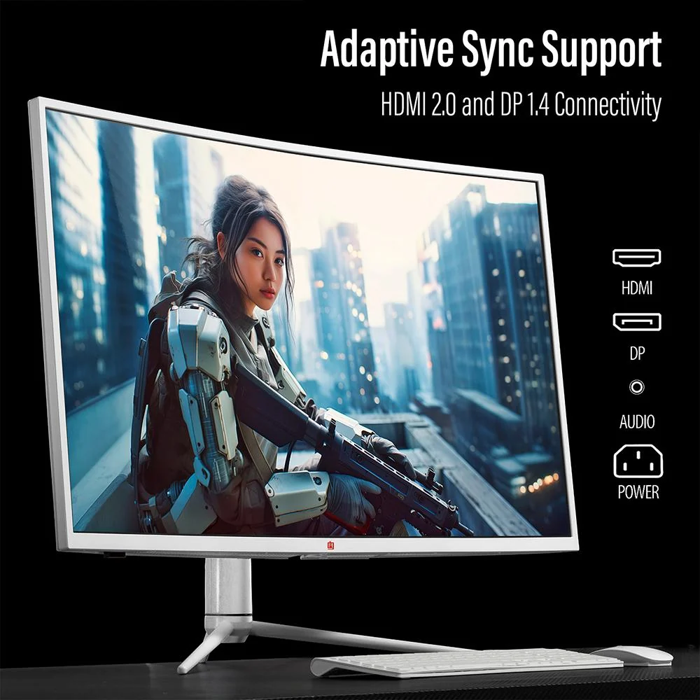 Deco Gear 39" Curved Widescreen Gaming Monitor White (Open Box) + 1 Year Warranty - Image 6