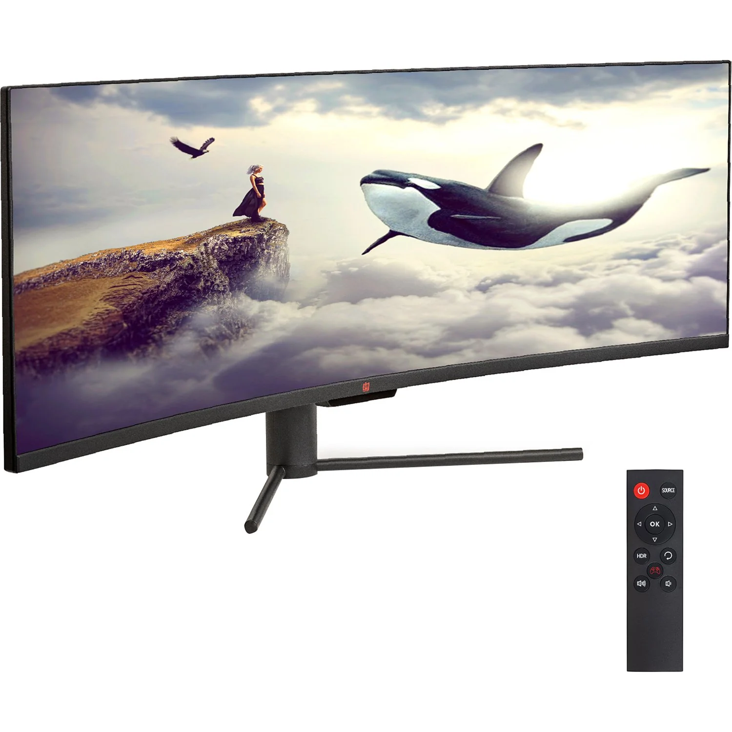 Deco Gear 43" Curved LED 3840x1200 32:10 120Hz FreeSync 4ms Gaming Monitor - Refurbished