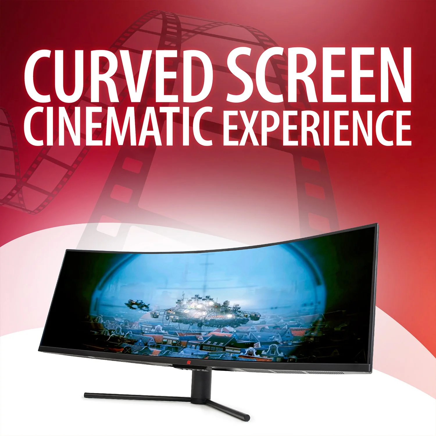 Deco Gear 43" Curved Ultrawide LED 3840x1200 120Hz FreeSync Gaming Monitor - Refurbished - Image 13