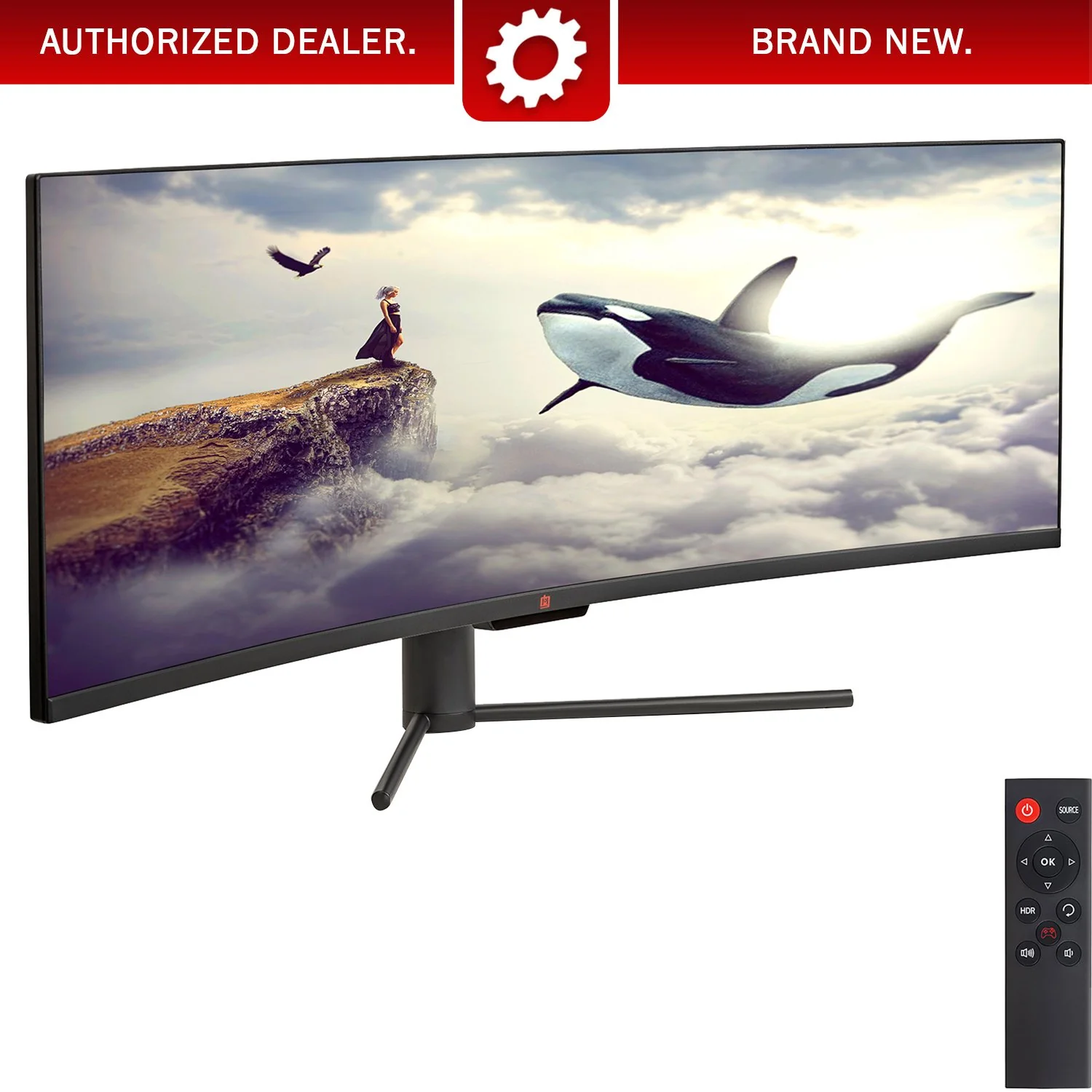 Deco Gear 43" Curved Ultrawide LED 3840x1200 120Hz FreeSync Gaming Monitor - Refurbished - Image 15