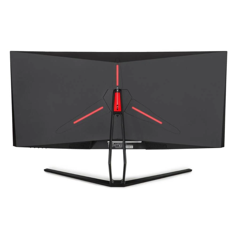 Deco Gear 47" LED Gaming Desk, Carbon Fiber Surface with 35" Curved Gaming Monitor Bundle - Image 9
