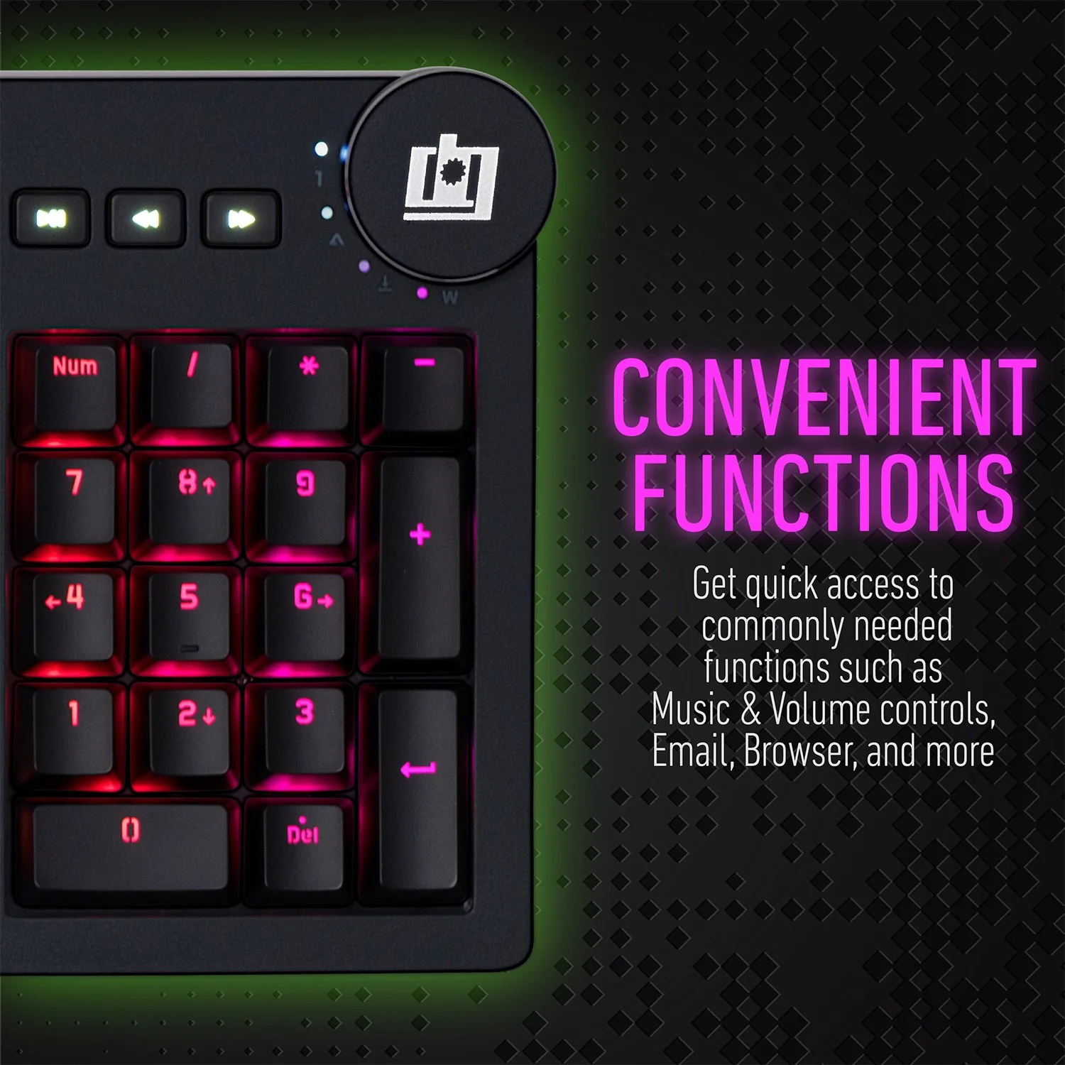 Deco Gear 47" LED Gaming Desk, White Computer Chair, RGB Mouse and Mechanical Keyboard - Image 14