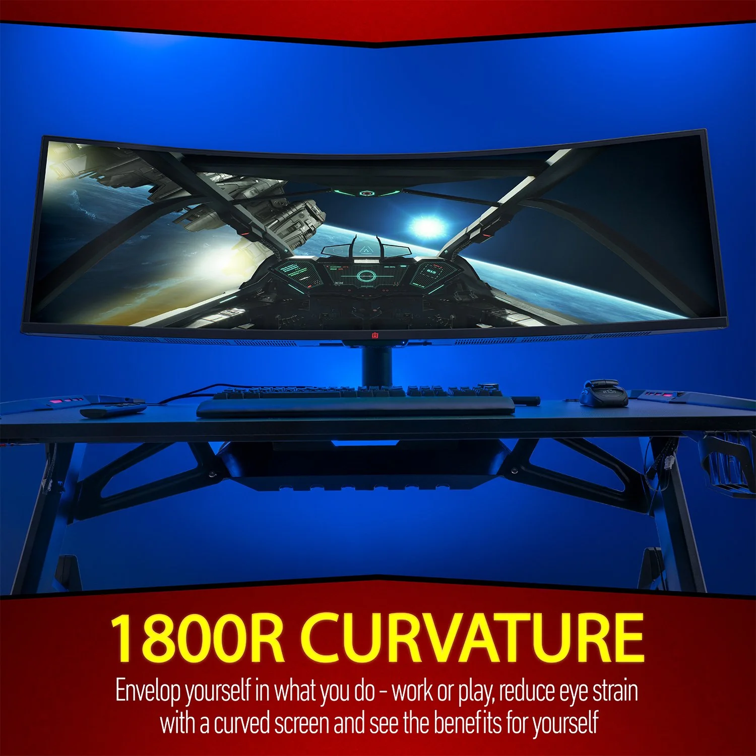 Deco Gear 49" Curved Ultrawide 5K Monitor, 5120x1440, 120Hz, 101% NTSC - Open Box - Image 6