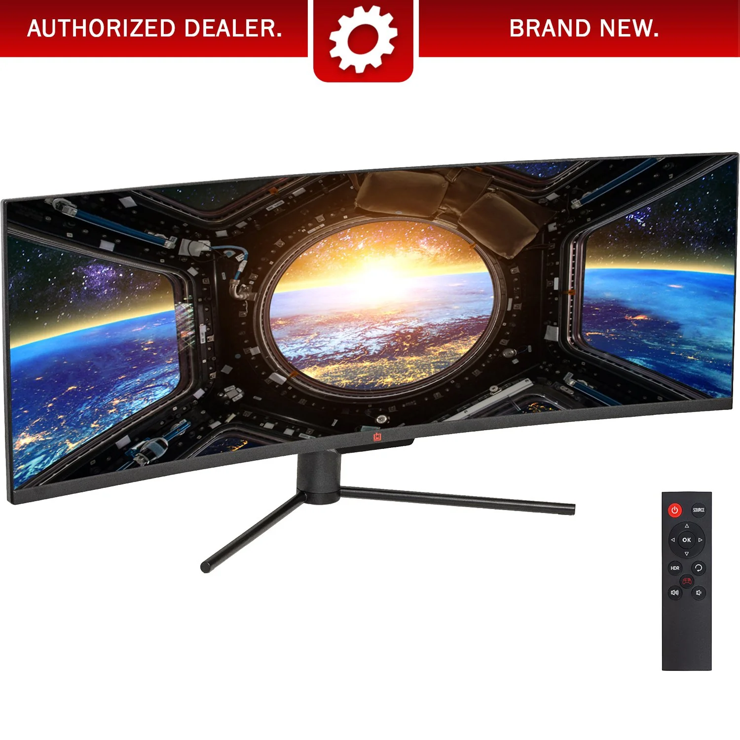 Deco Gear 49" Curved Ultrawide LED 3840x1080 HDR400 FreeSync Gaming Monitor - Refurbished - Image 14