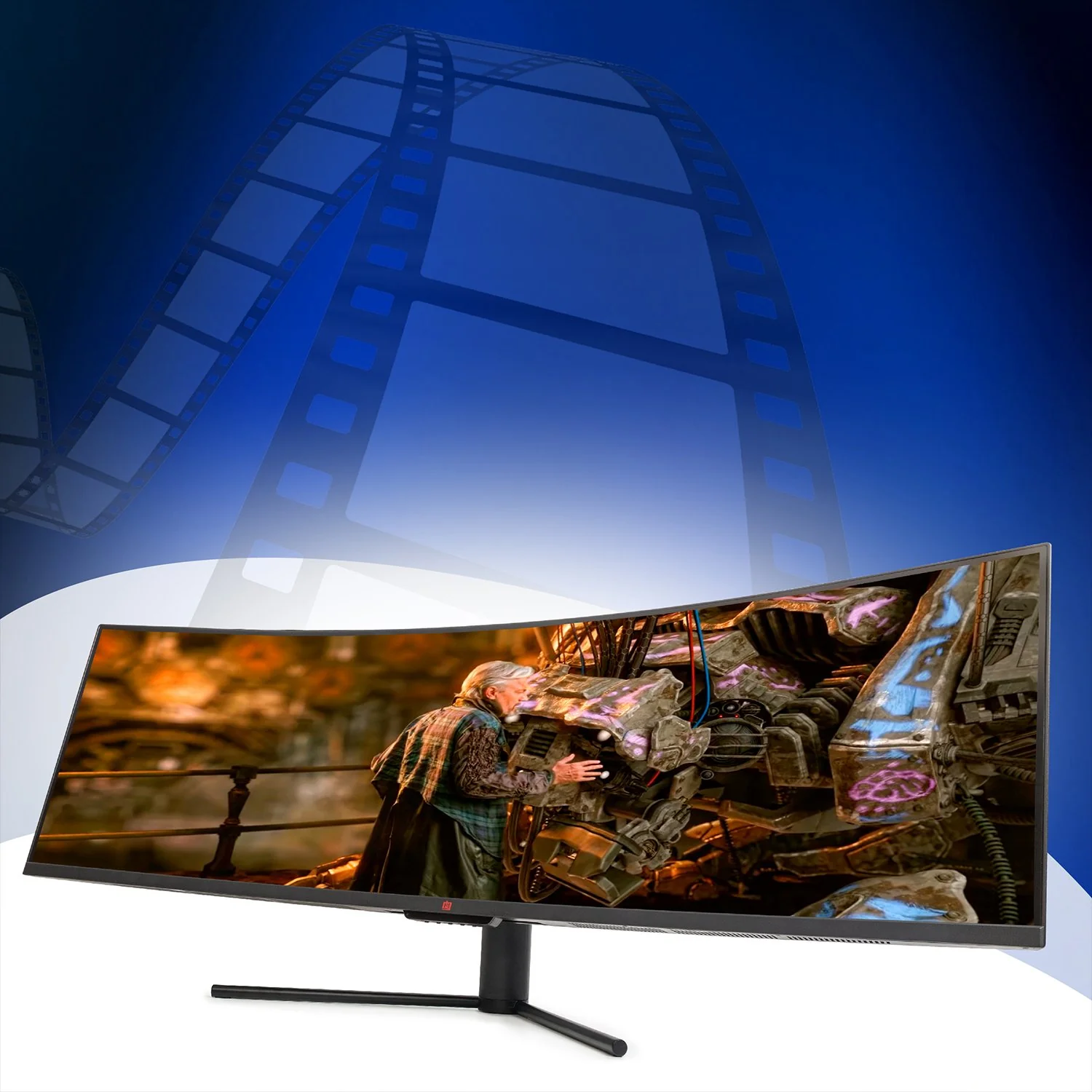 Deco Gear 49" Curved Ultrawide LED 3840x1080 HDR400 FreeSync Gaming Monitor - Refurbished - Image 7