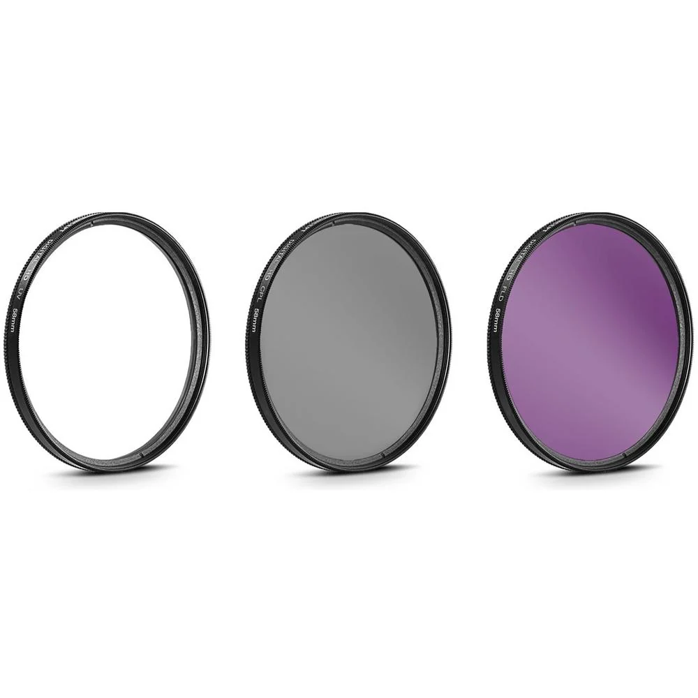 Deco Gear 58mm Lens Accessory Kit - Includes Filter Sets, Cases & Cleaning Kit - Image 4